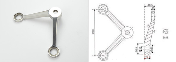 220型不銹鋼駁接爪 220型不銹鋼駁接爪